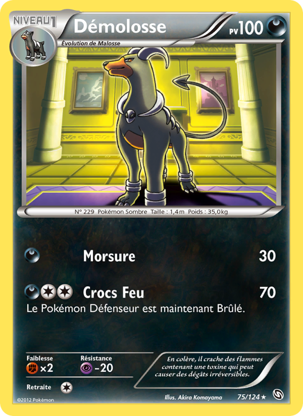 Démolosse 75 — Dragons Exalted (French Pokémon TCG card)