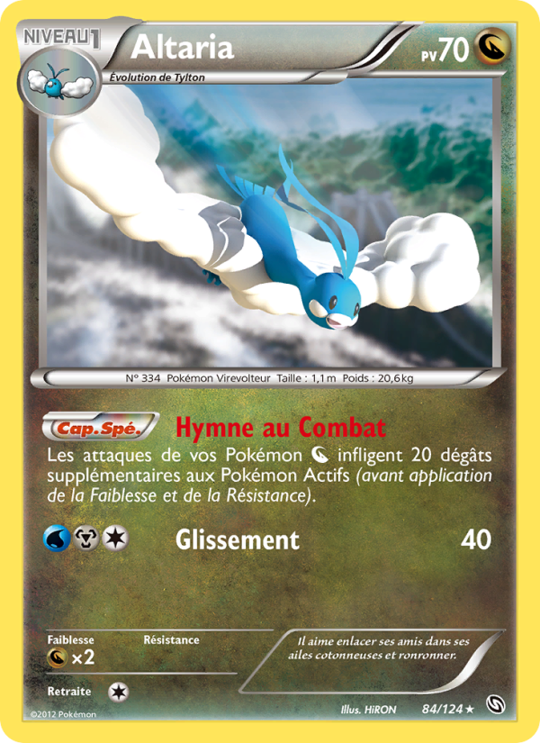 Altaria 84 — Dragons Exalted (French Pokémon TCG card)