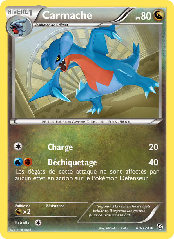Carmache 88 — Dragons Exalted (French Pokémon TCG card)