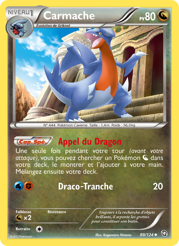 Carmache 89 — Dragons Exalted (French Pokémon TCG card)