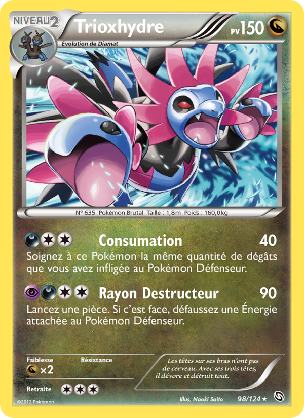 Trioxhydre 98 — Dragons Exalted (French Pokémon TCG card)