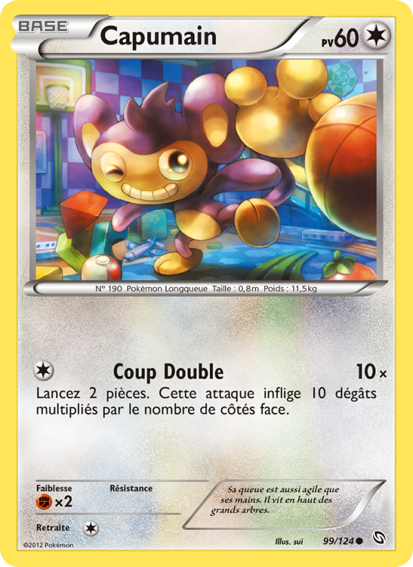 Capumain 99 — Dragons Exalted (French Pokémon TCG card)