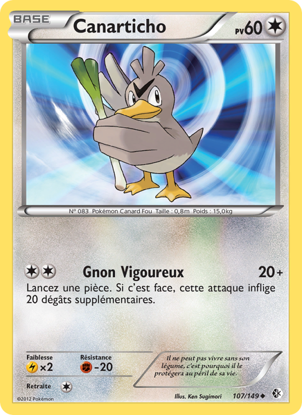 Canarticho 107 — Boundaries Crossed (French Pokémon TCG card)
