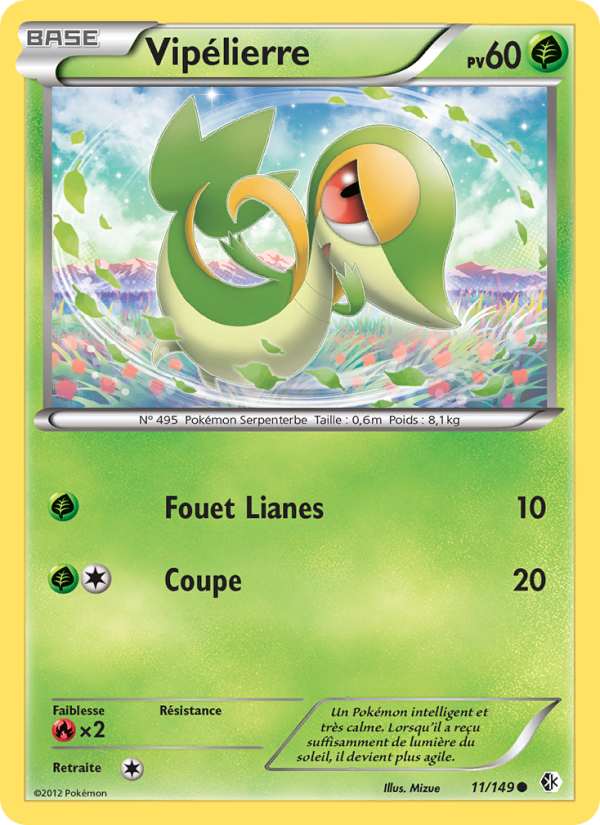 Vipélierre 11 — Boundaries Crossed (French Pokémon TCG card)