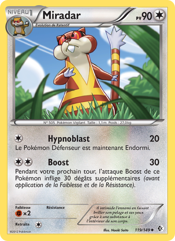 Miradar 119 — Boundaries Crossed (French Pokémon TCG card)