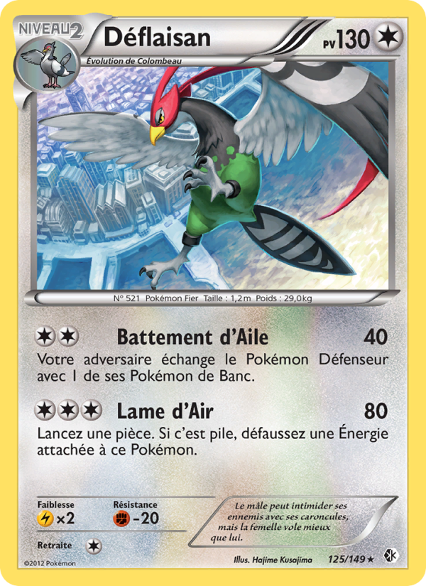 Déflaisan 125 — Boundaries Crossed (French Pokémon TCG card)