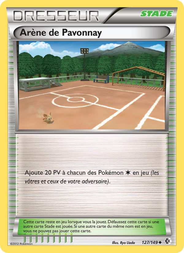 Arène de Pavonnay 127 — Boundaries Crossed (French Pokémon TCG card)