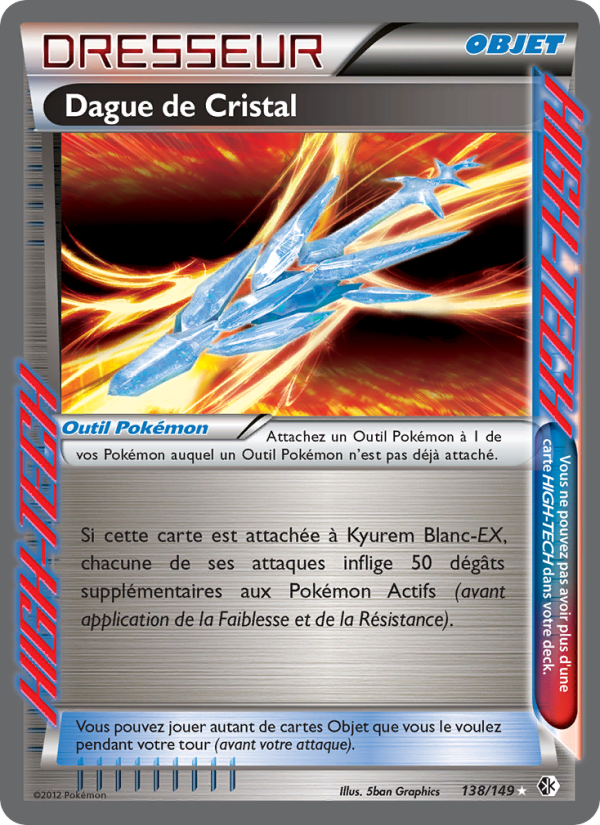 Dague de Cristal 138 — Boundaries Crossed (French Pokémon TCG card)