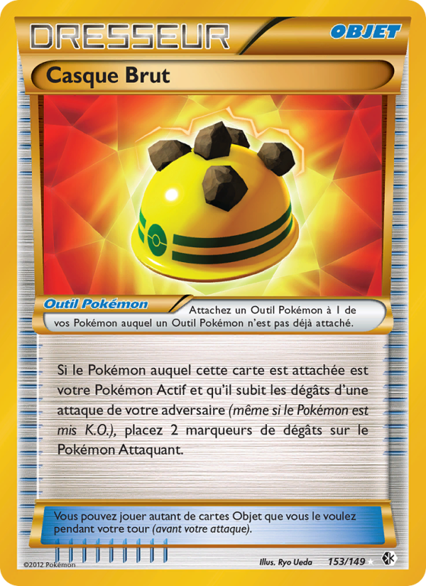 Casque Brut 153 — Boundaries Crossed (French Pokémon TCG card)