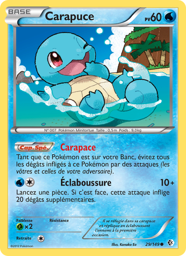 Carapuce 29 — Boundaries Crossed (French Pokémon TCG card)