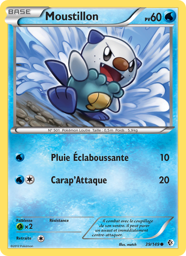 Moustillon 39 — Boundaries Crossed (French Pokémon TCG card)