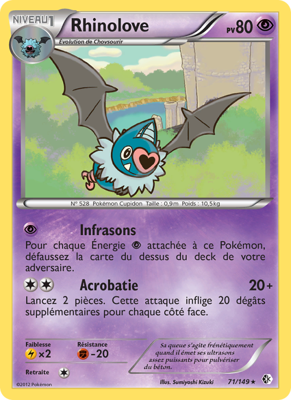 Rhinolove 71 — Boundaries Crossed (French Pokémon TCG card)