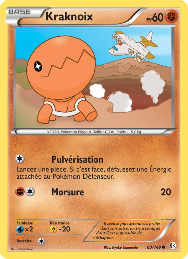 Kraknoix 83 — Boundaries Crossed (French Pokémon TCG card)