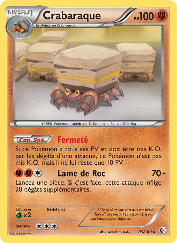 Crabaraque 85 — Boundaries Crossed (French Pokémon TCG card)