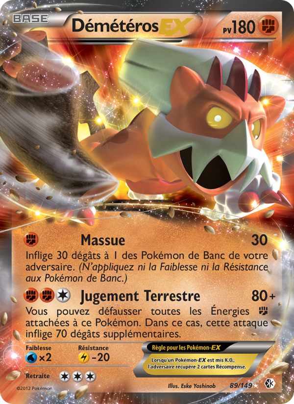 Démétéros-EX 89 — Boundaries Crossed (French Pokémon TCG card)