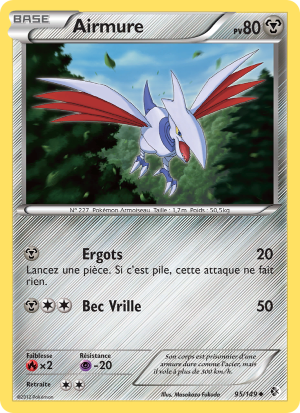 Airmure 95 — Boundaries Crossed (French Pokémon TCG card)