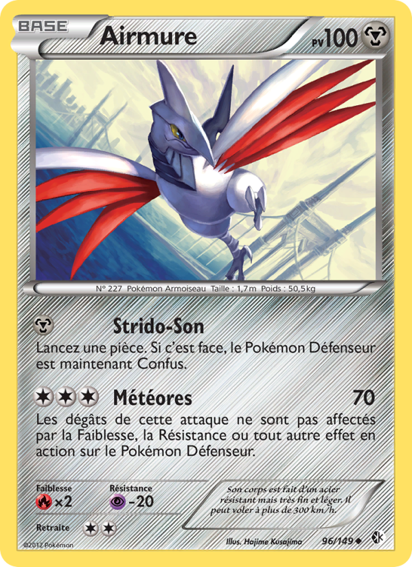 Airmure 96 — Boundaries Crossed (French Pokémon TCG card)