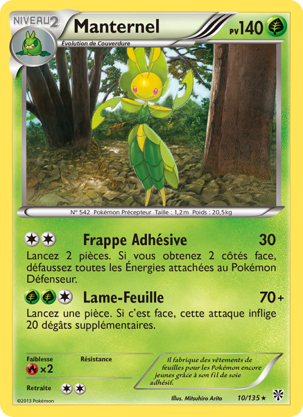 Manternel 10 — Plasma Storm (French Pokémon TCG card)