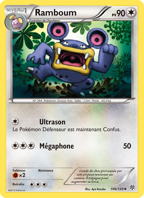 Ramboum 106 — Plasma Storm (French Pokémon TCG card)