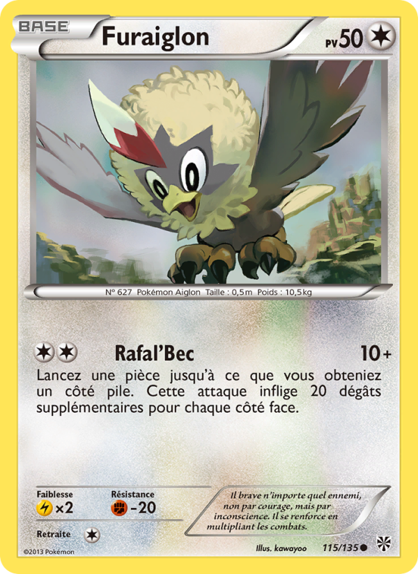 Furaiglon 115 — Plasma Storm (French Pokémon TCG card)