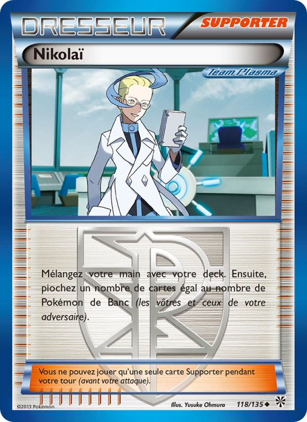 Nikolaï 118 — Plasma Storm (French Pokémon TCG card)