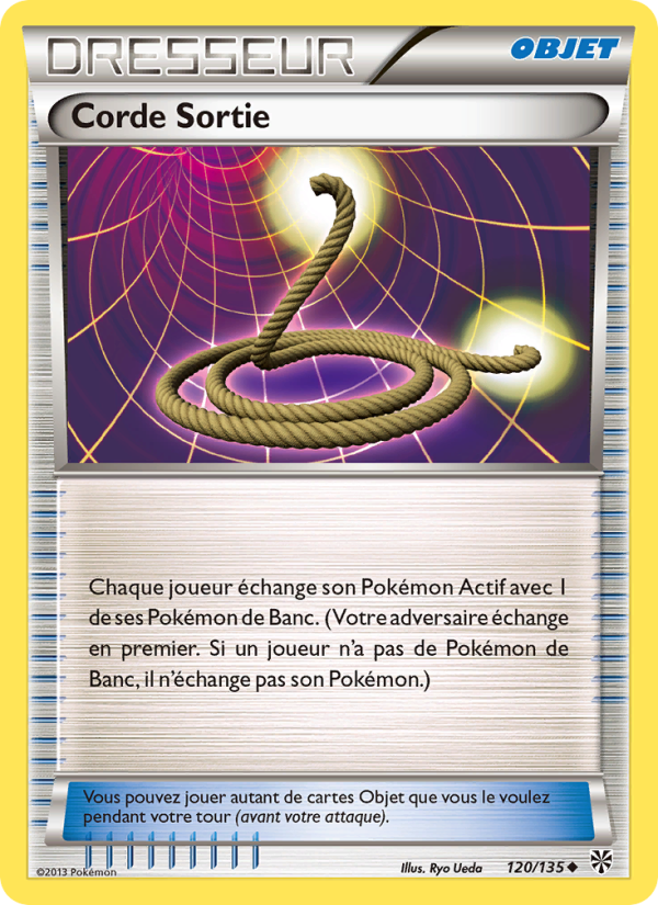Corde Sortie 120 — Plasma Storm (French Pokémon TCG card)