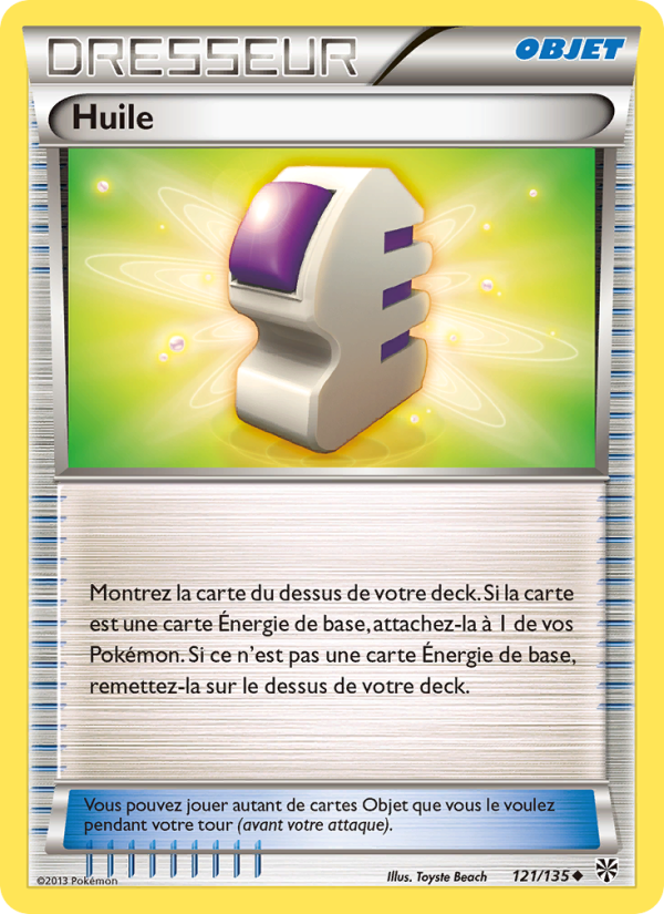 Huile 121 — Plasma Storm (French Pokémon TCG card)