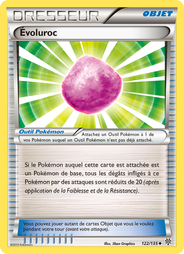 Évoluroc 122 — Plasma Storm (French Pokémon TCG card)