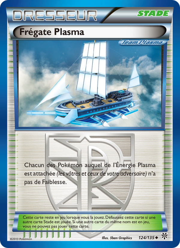 Frégate Plasma 124 — Plasma Storm (French Pokémon TCG card)