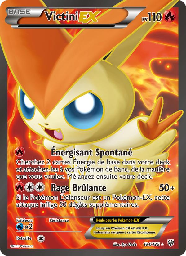 Victini-EX 131 — Plasma Storm (French Pokémon TCG card)