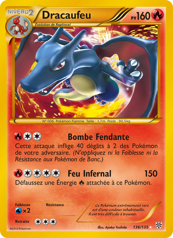 Dracaufeu 136 — Plasma Storm (French Pokémon TCG card)