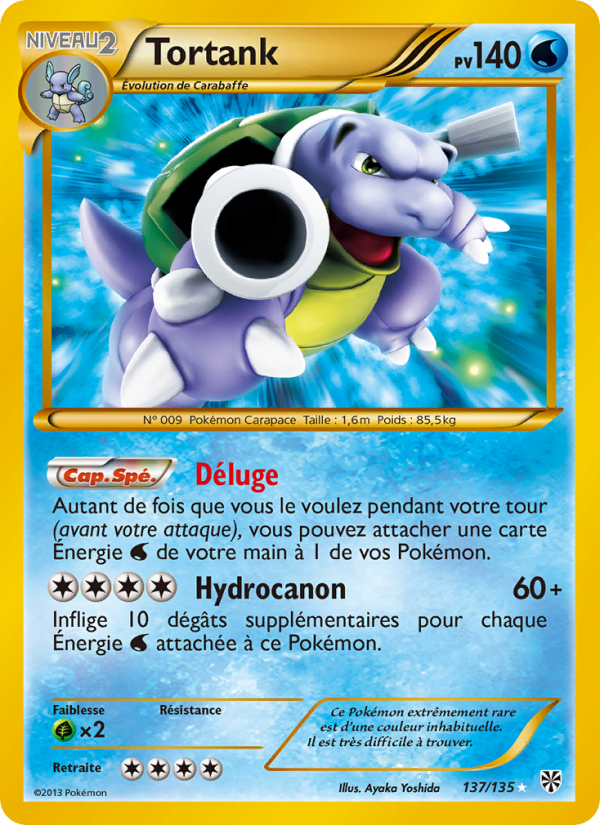 Tortank 137 — Plasma Storm (French Pokémon TCG card)