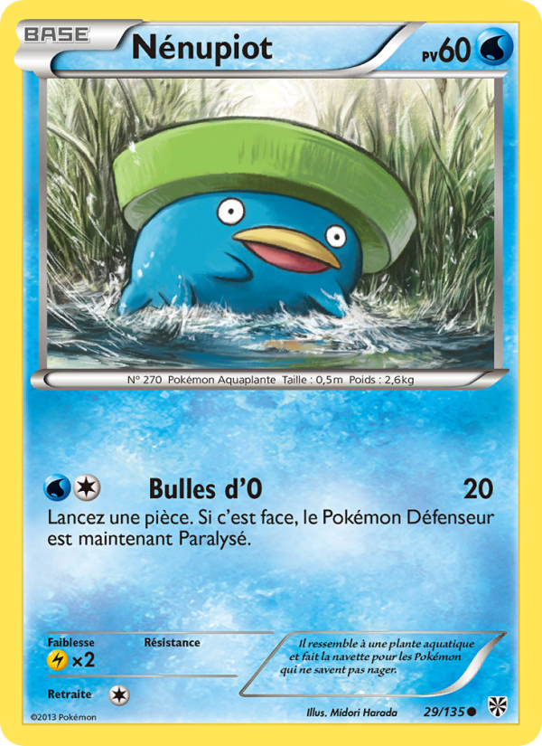 Nénupiot 29 — Plasma Storm (French Pokémon TCG card)