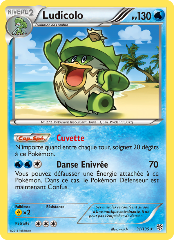 Ludicolo 31 — Plasma Storm (French Pokémon TCG card)