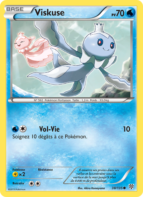 Viskuse 38 — Plasma Storm (French Pokémon TCG card)