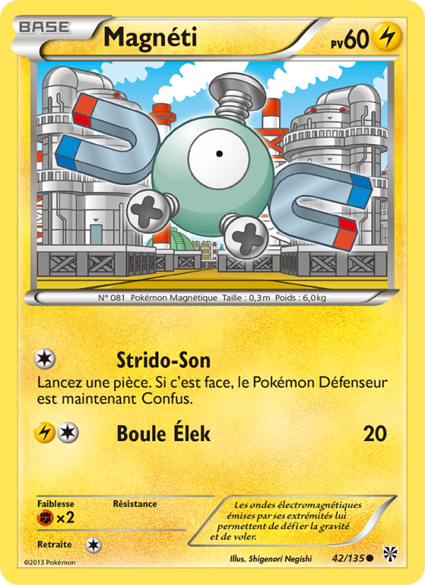 Magnéti 42 — Plasma Storm (French Pokémon TCG card)