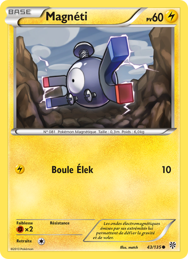 Magnéti 43 — Plasma Storm (French Pokémon TCG card)