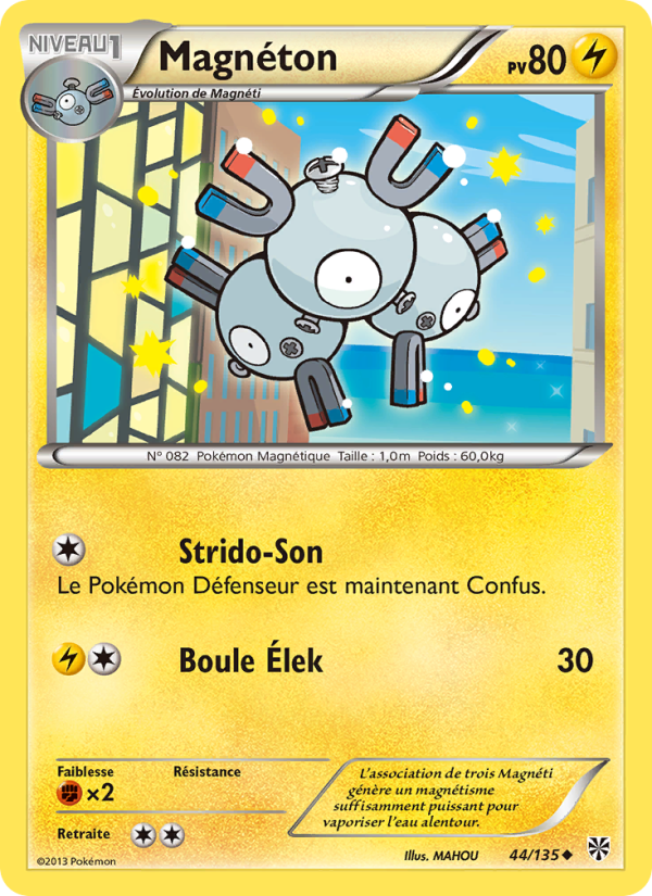 Magnéton 44 — Plasma Storm (French Pokémon TCG card)