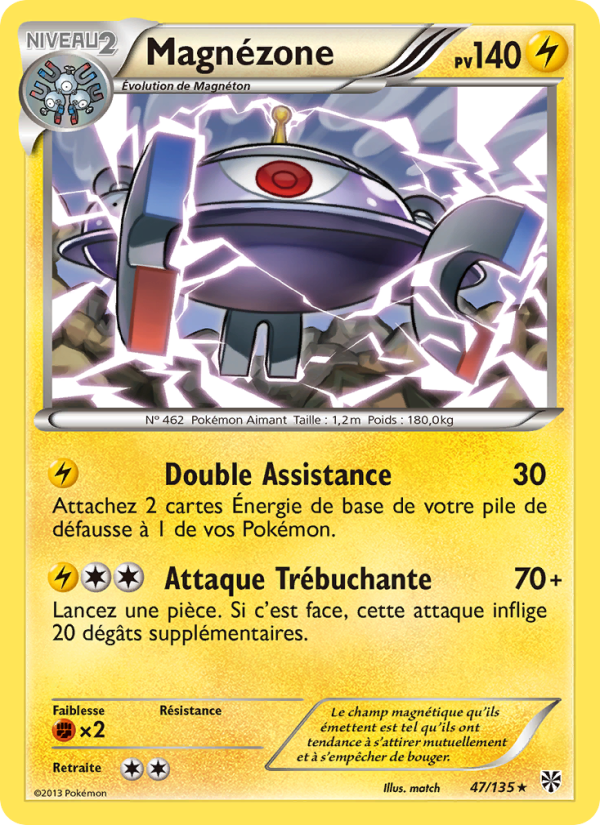 Magnézone 47 — Plasma Storm (French Pokémon TCG card)