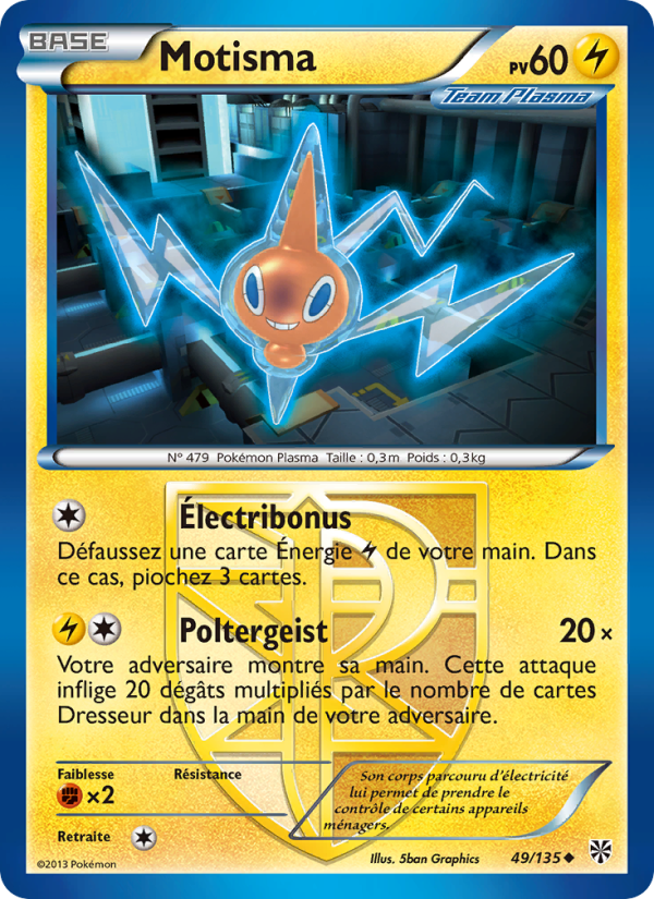 Motisma 49 — Plasma Storm (French Pokémon TCG card)