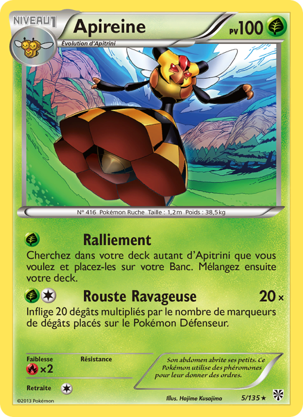Apireine 5 — Plasma Storm (French Pokémon TCG card)