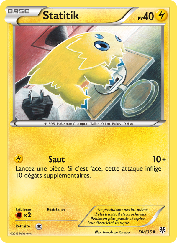 Statitik 50 — Plasma Storm (French Pokémon TCG card)