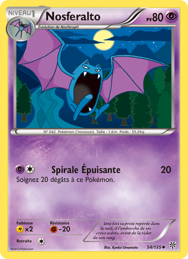 Nosferalto 54 — Plasma Storm (French Pokémon TCG card)