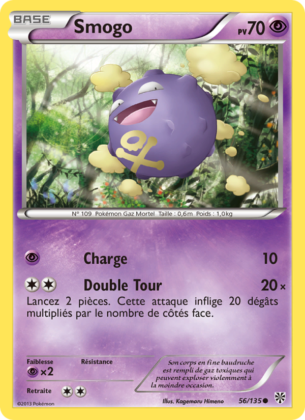Smogo 56 — Plasma Storm (French Pokémon TCG card)