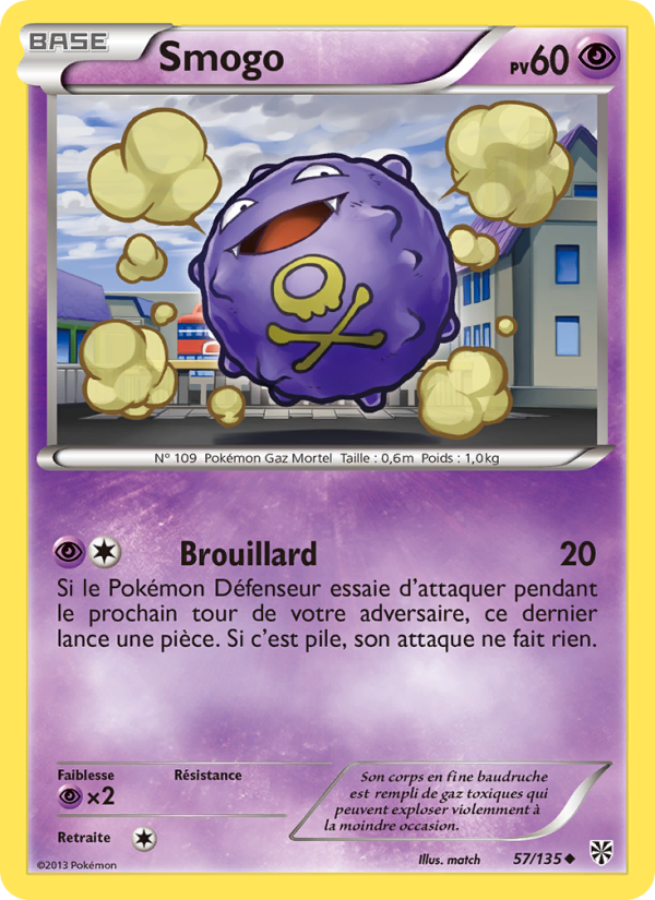 Smogo 57 — Plasma Storm (French Pokémon TCG card)