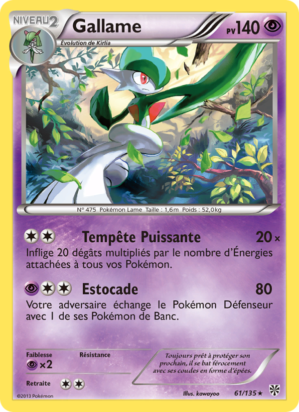 Gallame 61 — Plasma Storm (French Pokémon TCG card)