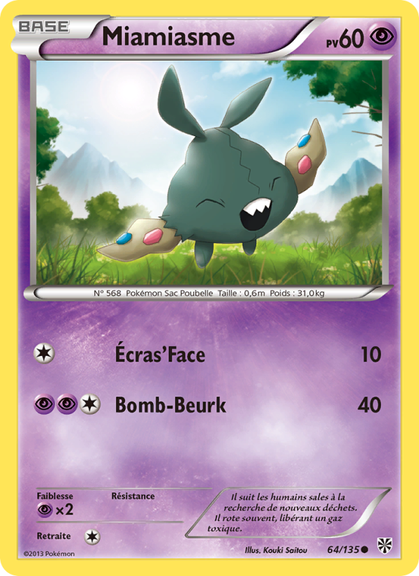 Miamiasme 64 — Plasma Storm (French Pokémon TCG card)