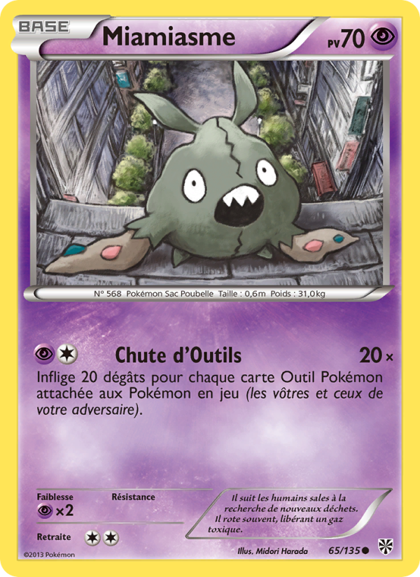 Miamiasme 65 — Plasma Storm (French Pokémon TCG card)
