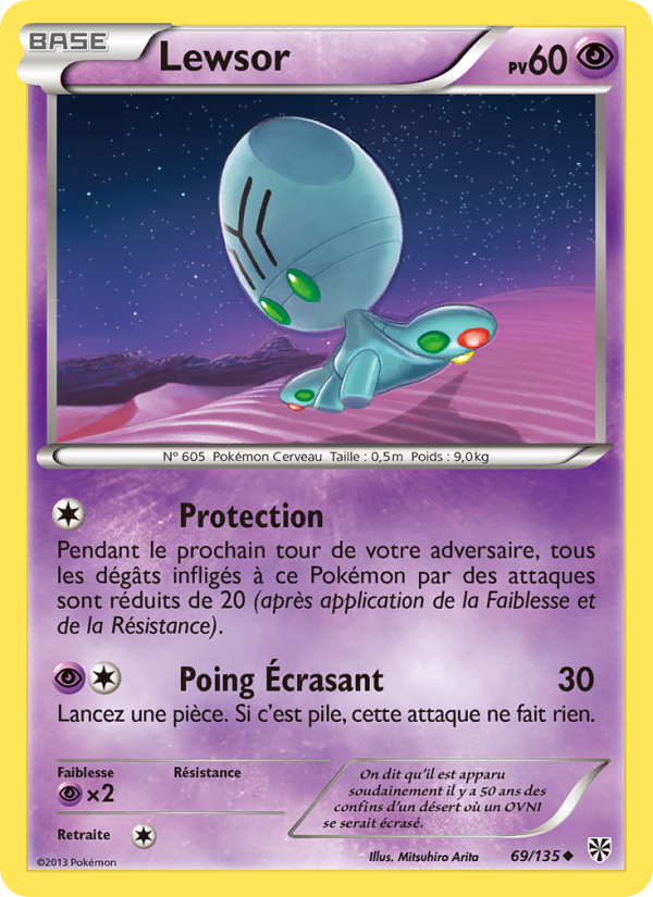 Lewsor 69 — Plasma Storm (French Pokémon TCG card)