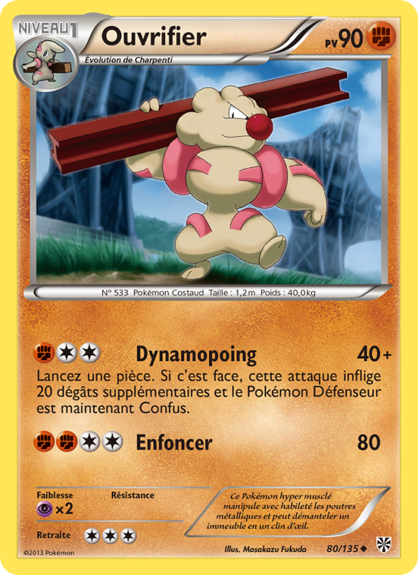 Ouvrifier 80 — Plasma Storm (French Pokémon TCG card)